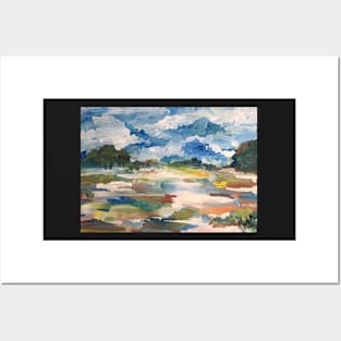 Impressionist landscape Posters and Art